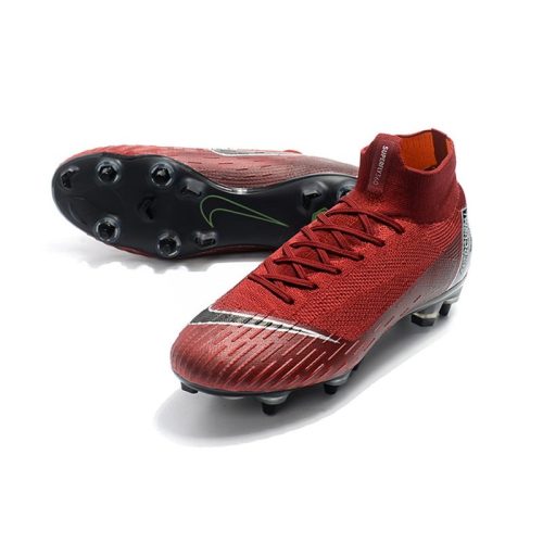 Nike Mercurial SUPERFLY 6 ELITE SG-PRO Anti-Clog Rojo Negro_6.jpg